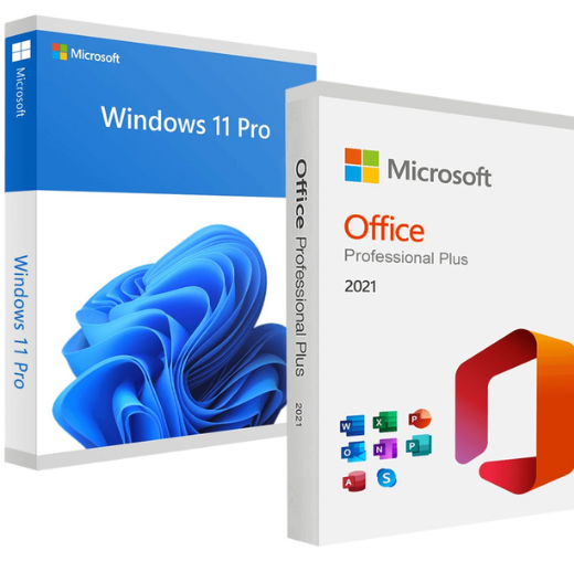 Pacote Windows 11 Pro + MS Office Pro Plus 2021